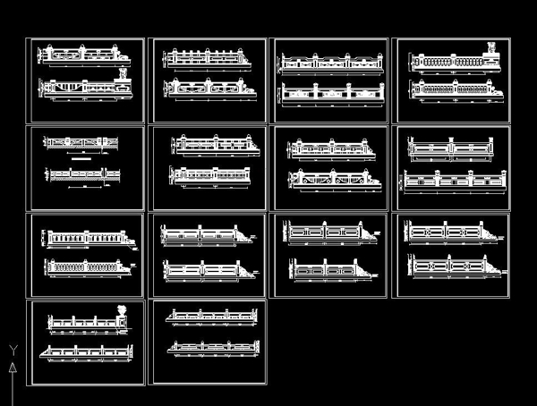 护栏CAD图集图片