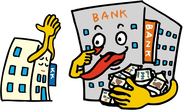金融漫画图片
