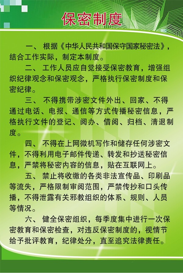 保密制度图片