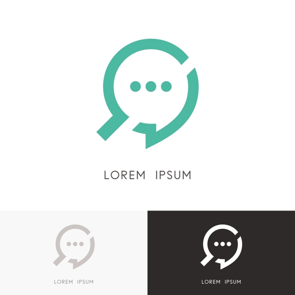 查询对话信息icon图标设计