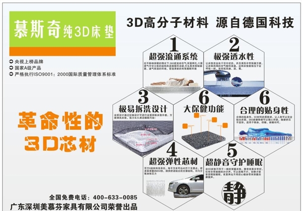 3D床垫广告