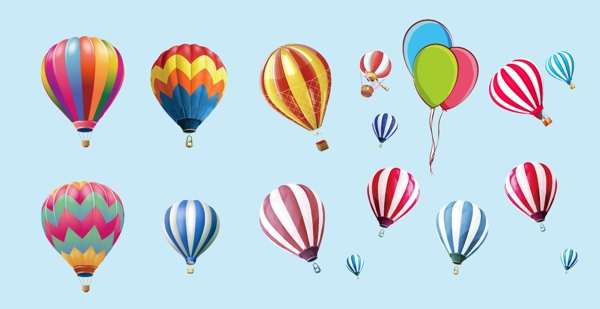 热气球气球装饰图片