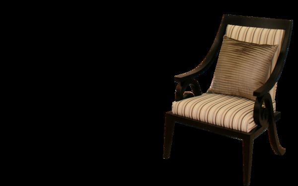 漂亮实木椅子免抠png透明图层素材