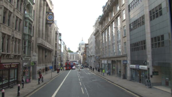 在伦敦市中心的股票视频驱动视频免费下载
