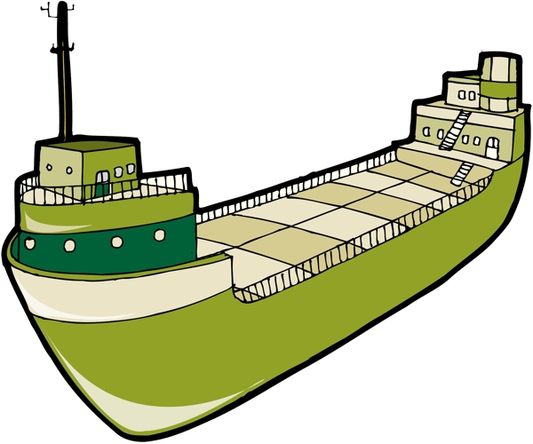 船交通工具矢量素材EPS格式0488