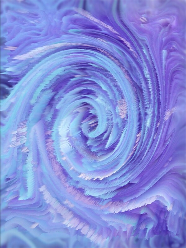紫色渐变3D漩涡抽象质感背景