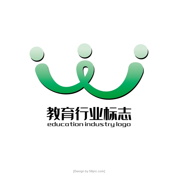 清爽教育行业标准logo