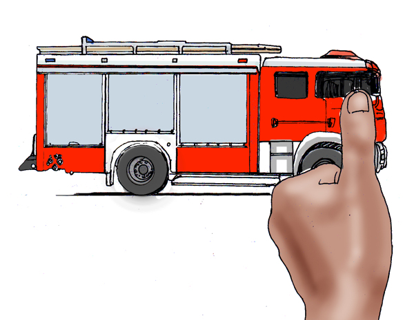 消防插图图片
