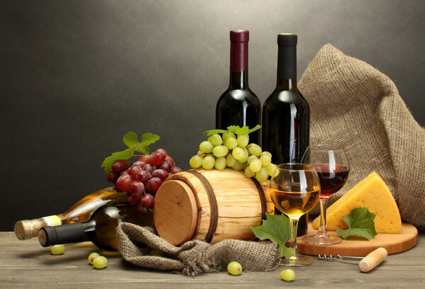 高清水果葡萄酒图片