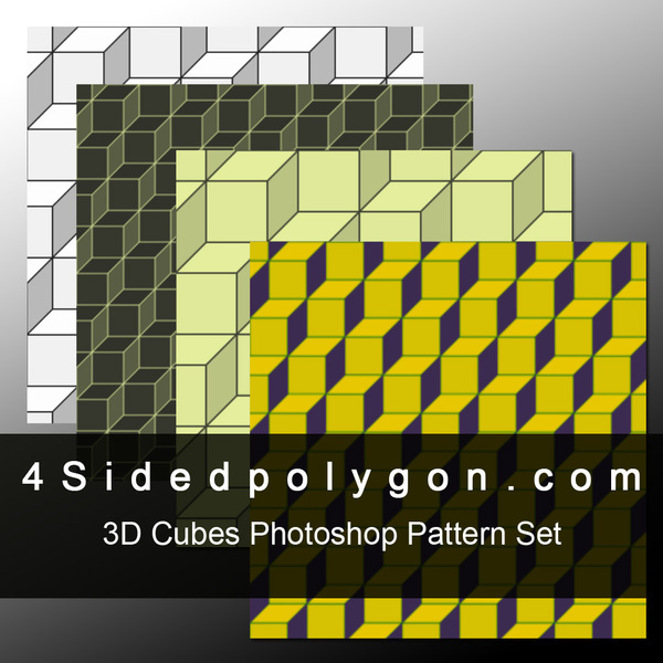 高分辨率的3D立方体模式集
