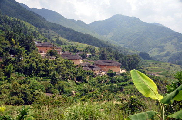 福建田螺坑土楼群风景