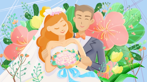 婚礼比花儿幸福