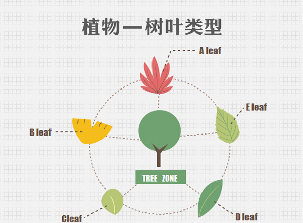 植物ppt图表
