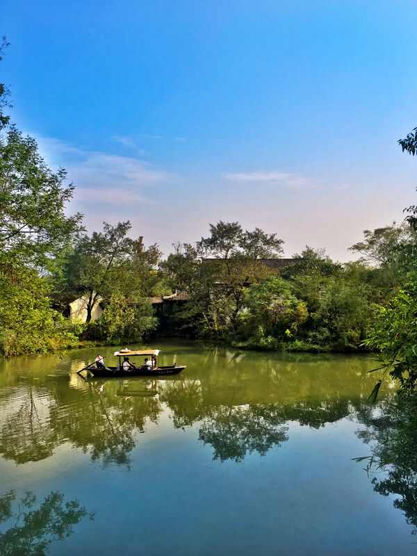 杭州西溪风景照