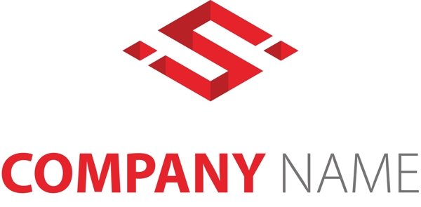 红色S空间logo设计