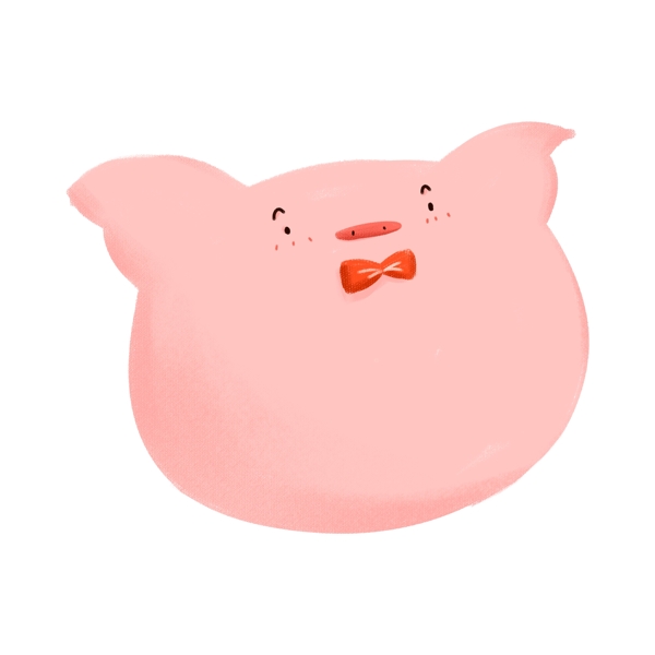 粉色的可爱小猪边框