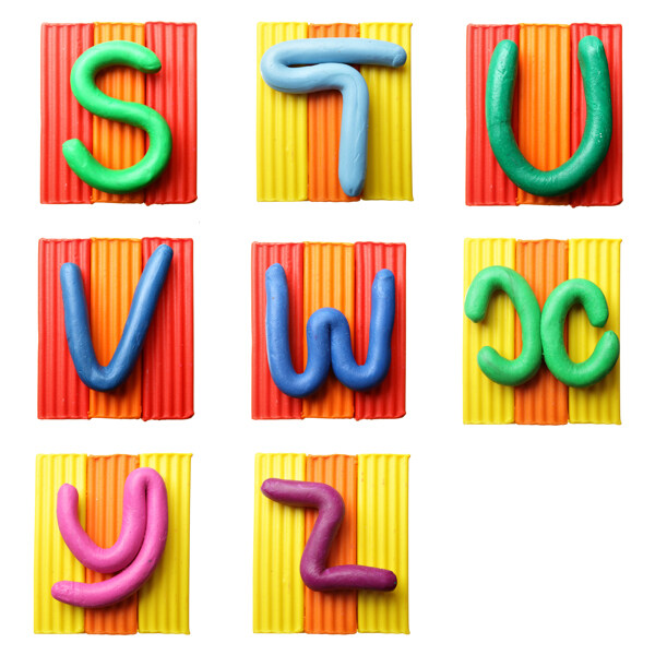 立体泡沫字母设计图片