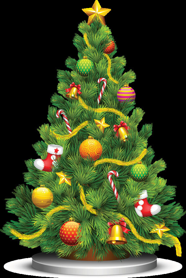 PNG格式圣诞树