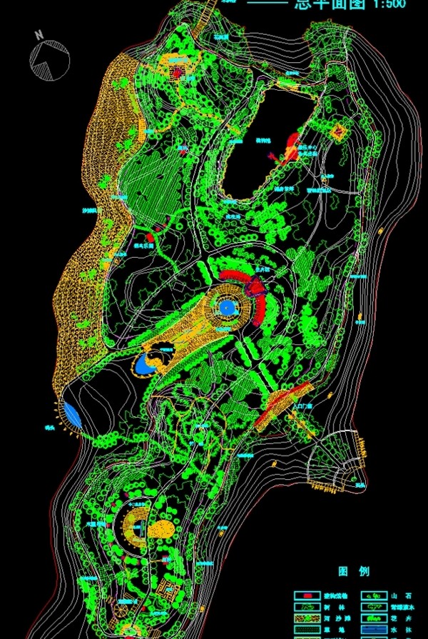 公园景观总平面图片