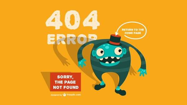 404网页错误提示背景矢量素材