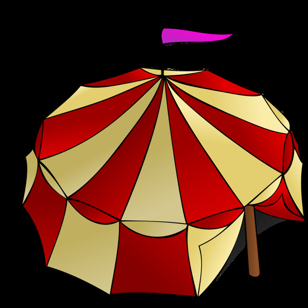RPG地图符号马戏团的帐篷