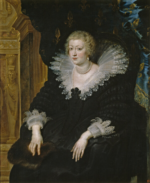 RubensPeterPaulAnadeAustriareinadeFranciaCa.1622德国画家彼得保罗鲁本斯peterpaulrubens宫廷人物人体油画装