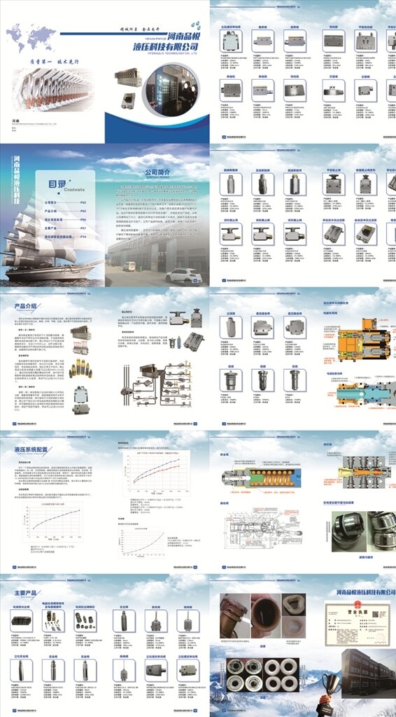 工业科技画册