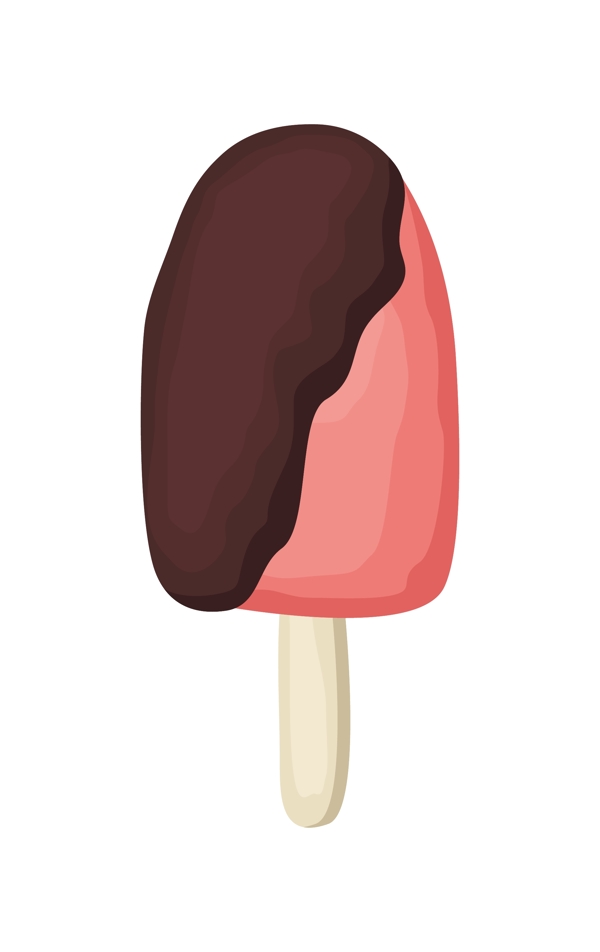 巧克力香草冰淇淋