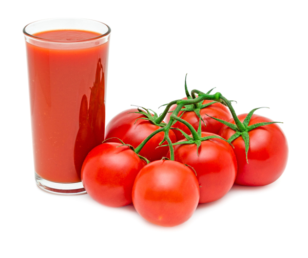 西红柿和番茄汁图片