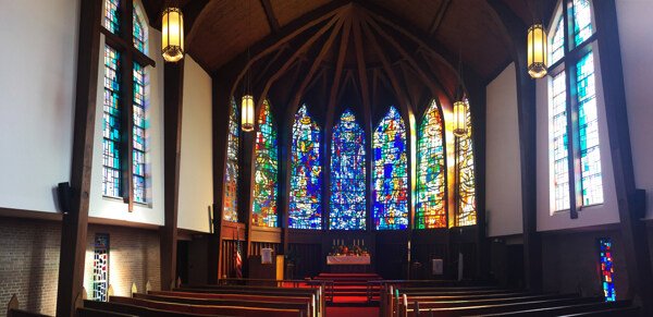 染色玻璃教堂