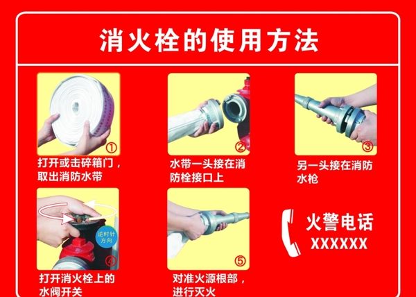 消火栓的使用方法
