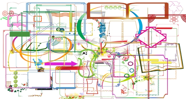 板报花边板报素材图片