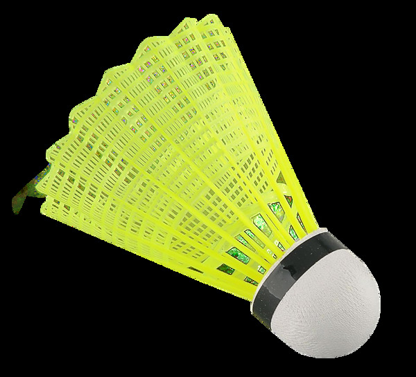 绿色塑料羽毛球免抠png透明素材