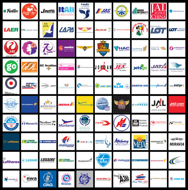 全球航空业标志