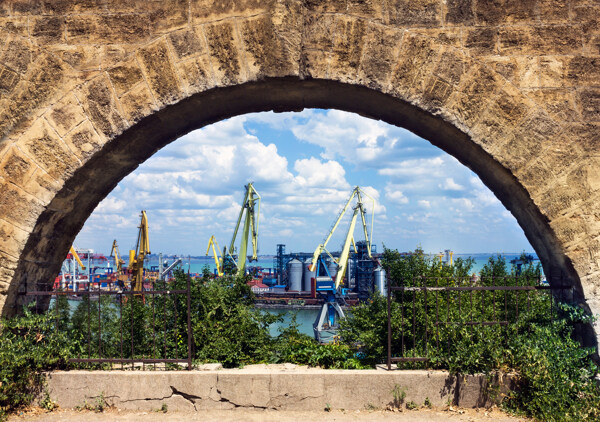 乌克兰敖德萨码头图片