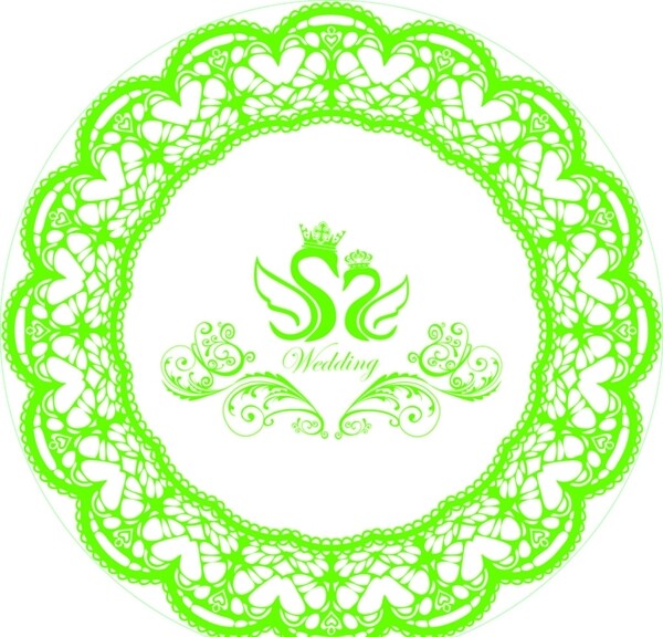 圆形婚庆logo