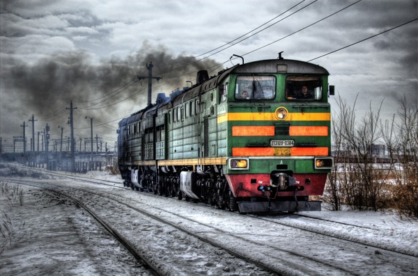 创意复古火车图片