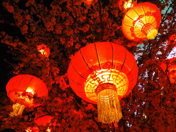 新年春节红灯笼