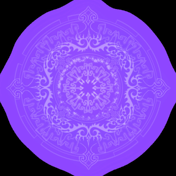 紫色圆形装饰图png元素