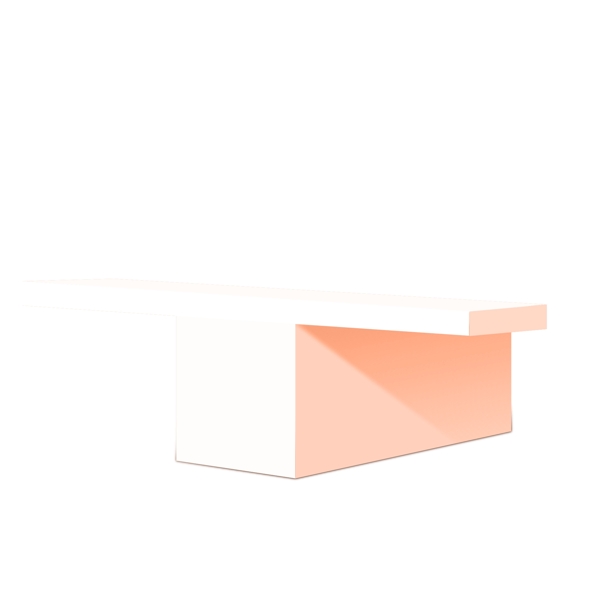 不同形状的粉色立体箱子免抠图