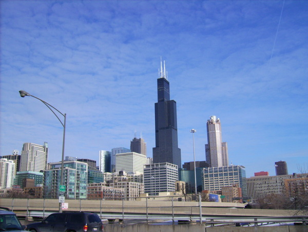 芝加哥市内景色图片