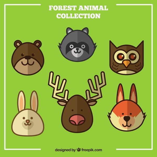 平板森林动物收藏