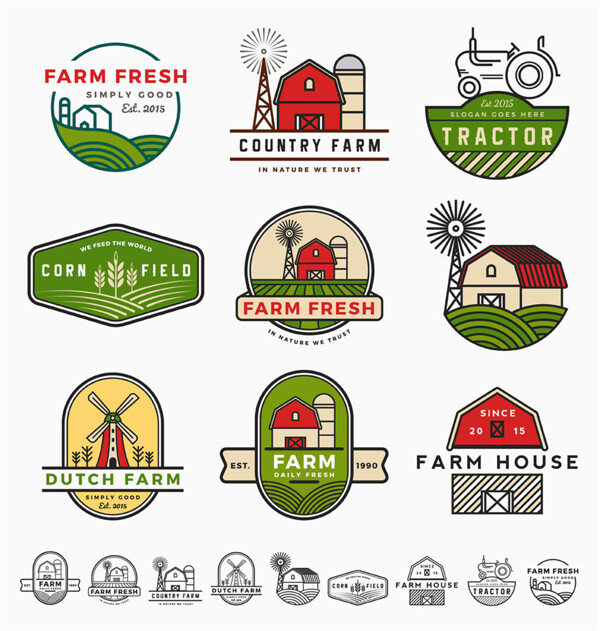食品农业标签图片