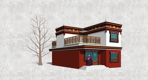 藏式民居建筑样式