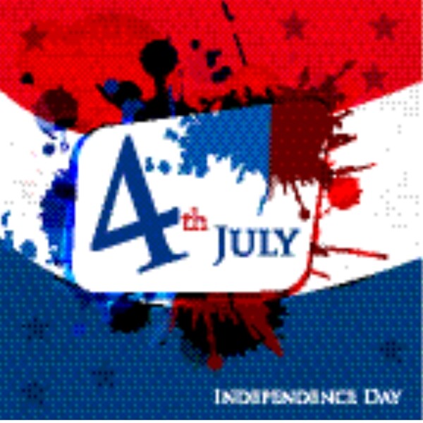 独立日快乐矢量格式七月摘要背景与标签卡第四