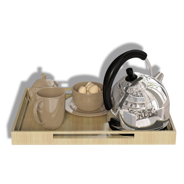 茶壶陶瓷水杯托盘