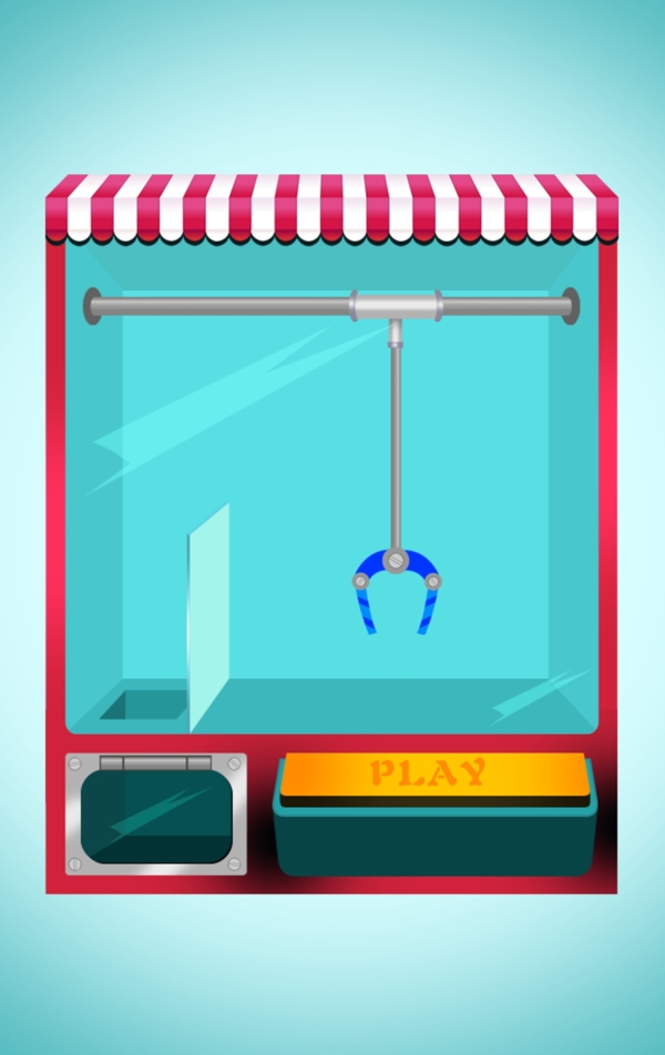 抓娃娃机移动端网页设计平面广告游戏机电玩