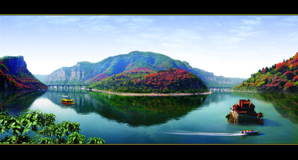 九仙女湖图片