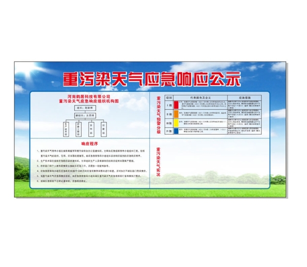 重污染天气应急响应公示