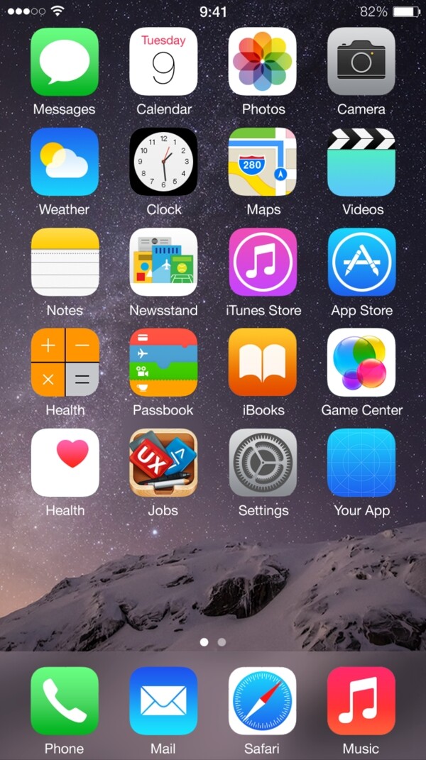 iOS8系统图标图片